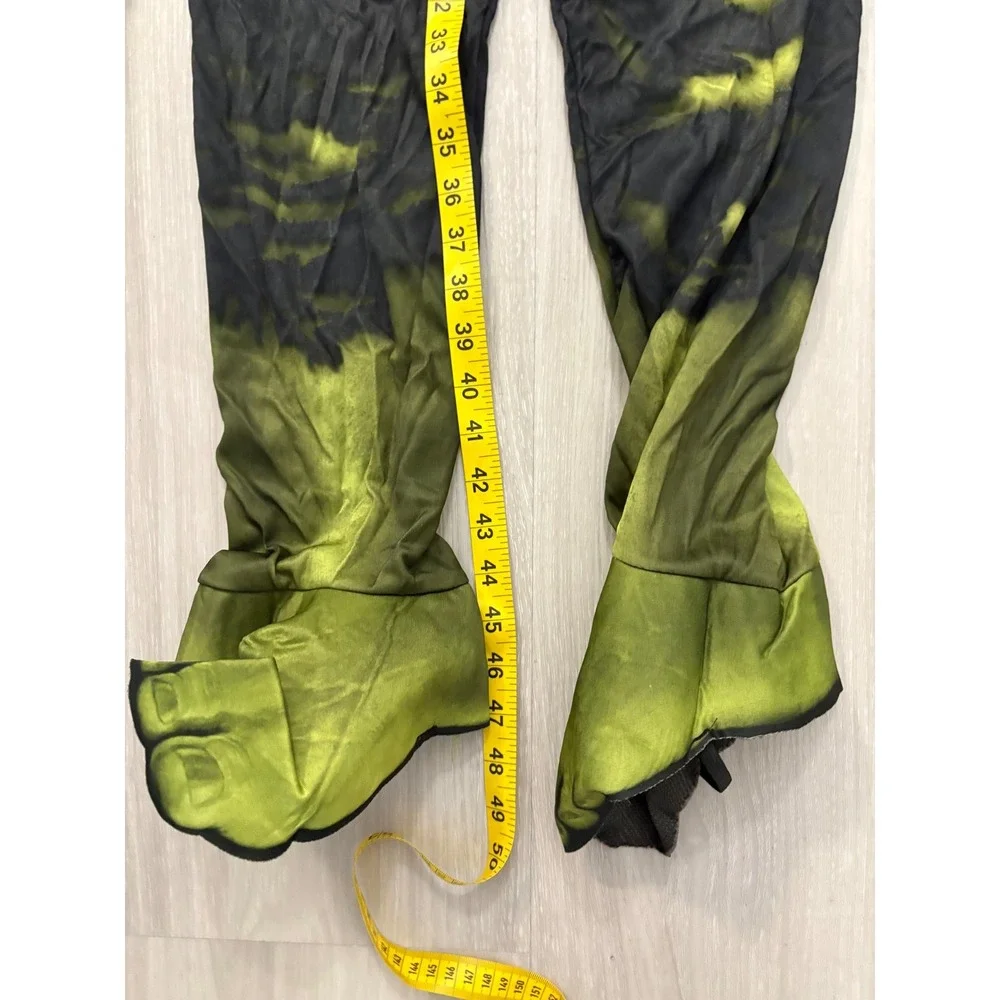 Avengers Infinity War Hulk Muscle Chest Costume Padded Jumpsuit & Mask Large